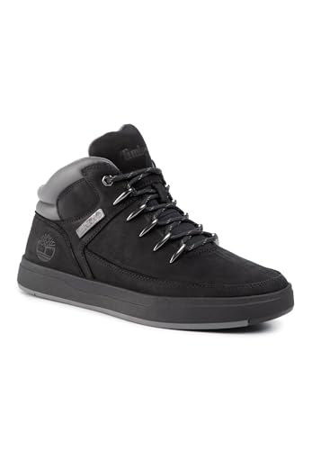 Timberland Herren Davis Square Hiker High-Top Sneaker, Schwarz, 42 EU