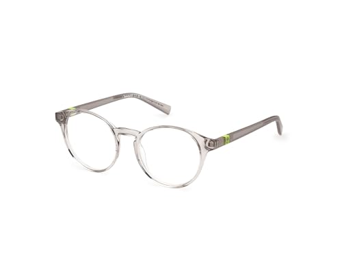 Timberland Rund Kunststoff Brillen in Grey/Other für Unisex, Brille mit Sehstärke, optional mit Sonnenbrillen tönung oder Blaulichtfilter (Modell TB1826)