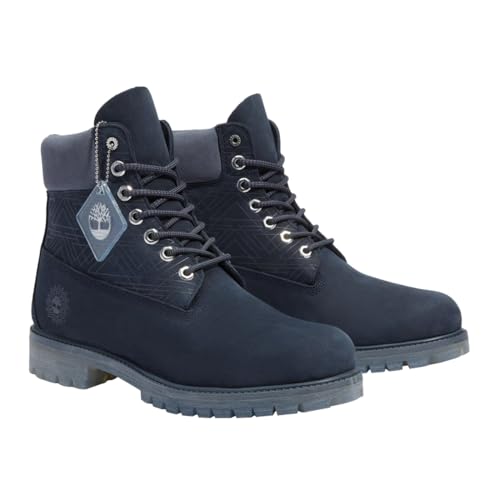 Timberland A2P6W Herren Premium 15,2 cm Schnürstiefeletten Waterpr, Marineblau, 43.5 EU