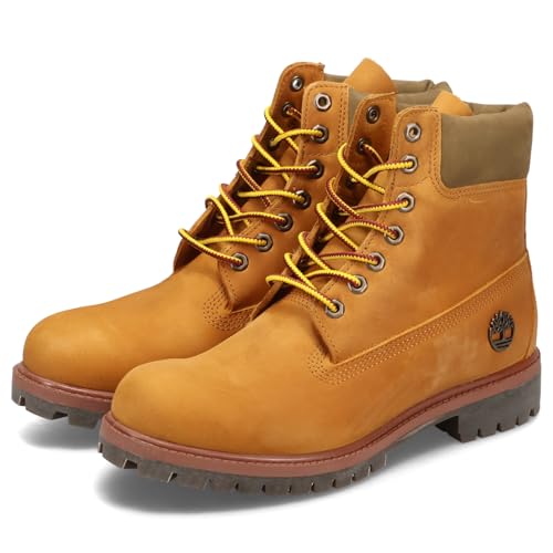 Timberland Hochwertige wasserdichte Herren-Stiefel, 15,2 cm, Weizenvollnarben, 45 EU Weit