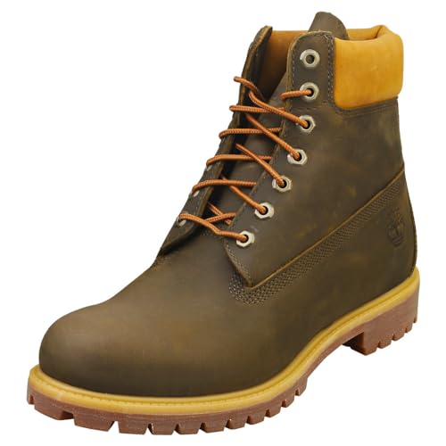 Timberland 6 In Premium Boot Stiefelletten/Boots Herren Grün - 42 - Boots Shoes