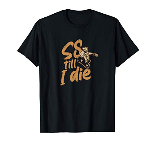 S8 till I die. Skate for ever! Skater Skateboard Design T-Shirt