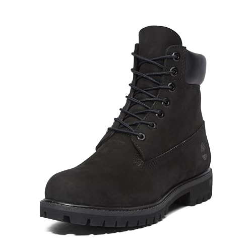 Timberland Herren Schnürboots Premium 6-Inch Schwarz 44,5
