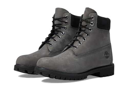 Timberland Herren Boots Premium 6-Inch-Stiefel WP medium grey grau - 12/46