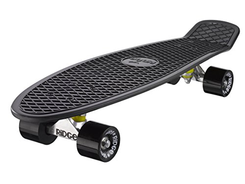 Ridge PB-27-Black-Black Skateboard, Black/Black, 69 cm