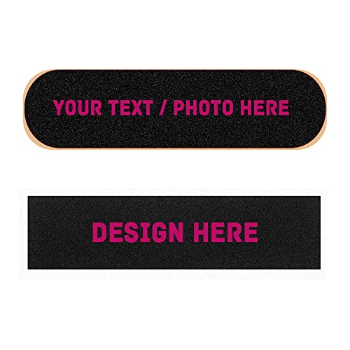 Personalisiertes Skateboard-Griptape mit Ihrem Text/Foto, benutzerdefiniertes Longboard, Skateboard, Roller, Stikers, Griptape, Anti-Rutsch-Schleifpapier, 22,9 x 83,4 cm (Style 7)