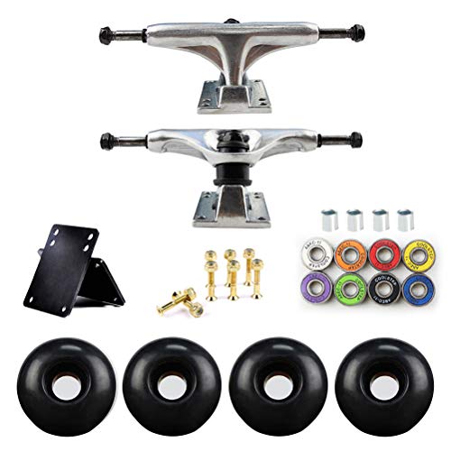 Borstu Skateboard Trucks Skateboard Räder Set Skateboard Achse Bridge Skate Board Halterung Skateboard Hardware PU-Stoßdämpfer