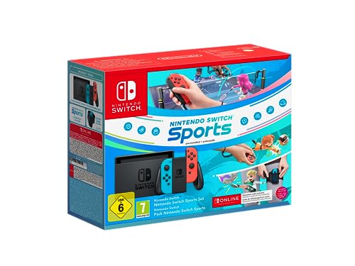 Nintendo Switch - Nintendo Switch Sports Set (inkl. Spiel, Beingurt & 3 Monate Online)