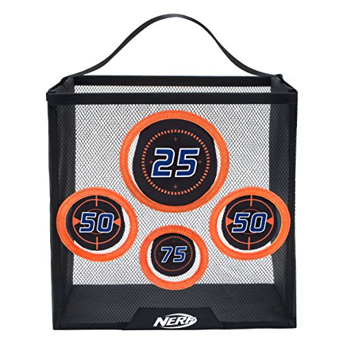 Nerf NER0020 - Tragbares Übungsziel, Zielscheibe aus Netz zum Auffangen der Nerf Darts mit Griff