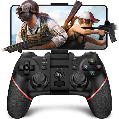 TERIOS Mobile Controller für Android Tablets, IOS Systems, Wireless Phone Controller, für Smartphones, Windows PC, VR ,Gamepad Controller, Instant Play und Turbo Funktion